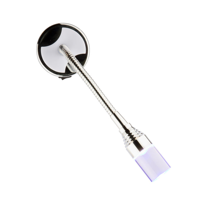 Leseleuchte Flexi 2 mit Nachtlicht chrom