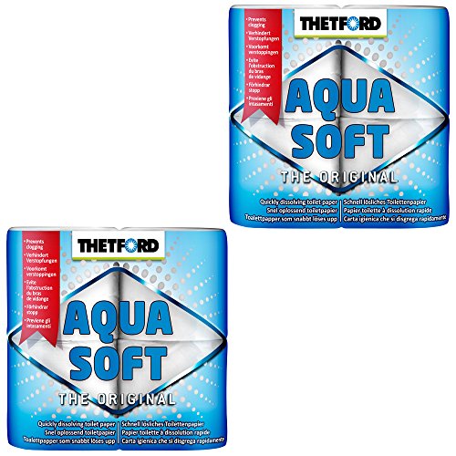 Thetford Camping Toilettenpapier Aqua Soft 2er Set