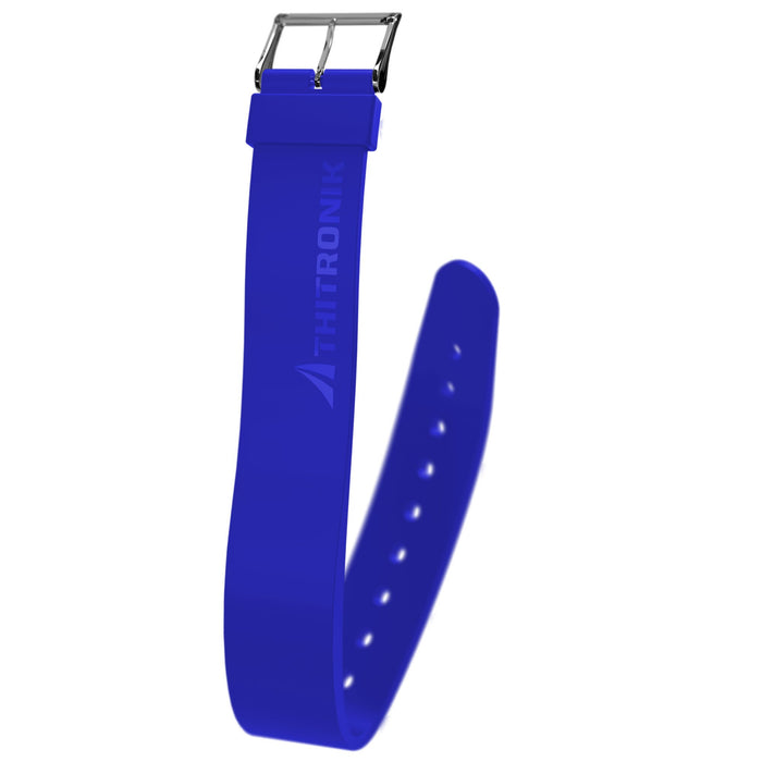 Thitronik NFC-Silikonarmband KeyStrap blau in Größe L, Umfang: 160 bis 230 mm