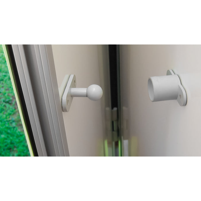 Türfesthalter Stopper grau
