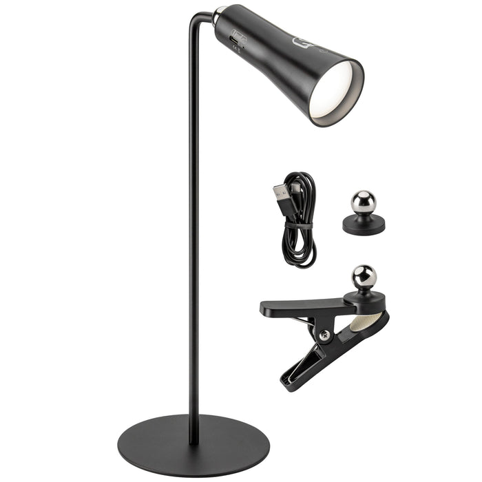 Taschen-/Stehlampe schwarz