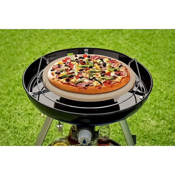Pizzastein 42 mit Halter ø 42 cm