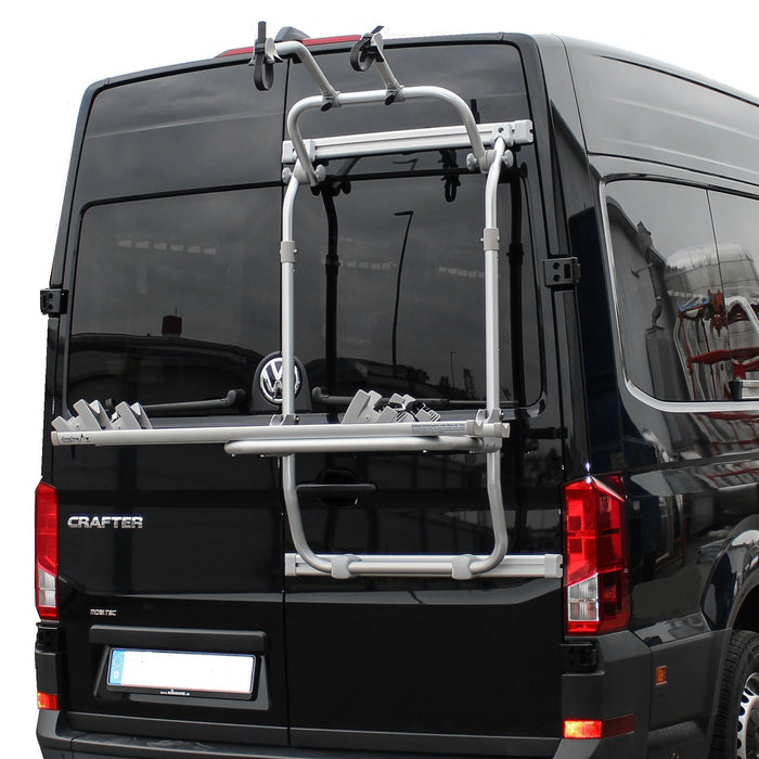 EuroCarry Hecktürträger VW Crafter 2017, silber, schwarz