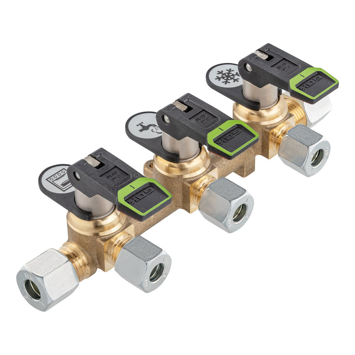 GOK Verteilerblock KSV-AB lang 3 Abgänge, ø 8 mm