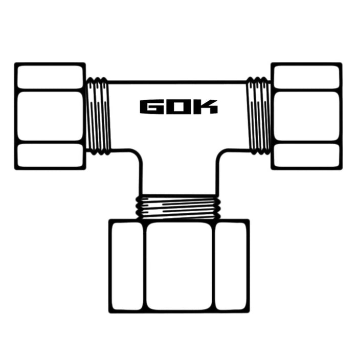 T-Reduzierverschraubung 10/8/10 mm, SB-verpackt