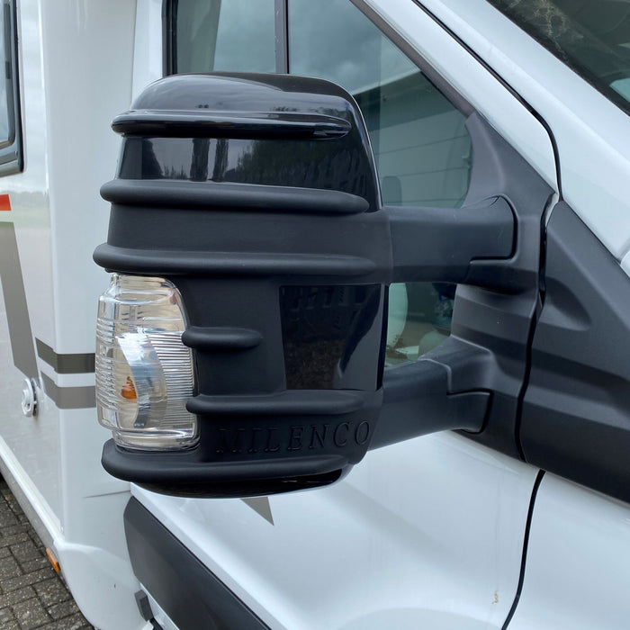 Spiegelschutz Ford Transit Custom 2 Stück, schwarz