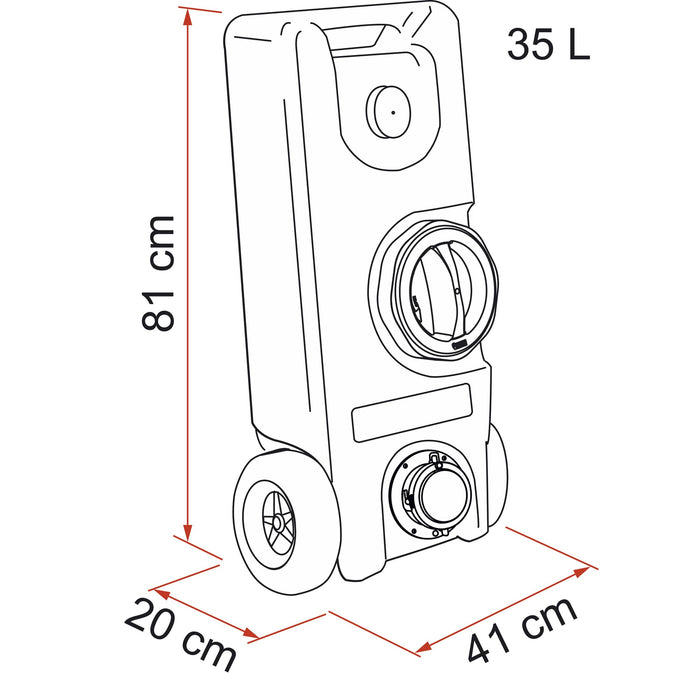 Rolltank 40 F 35 Liter