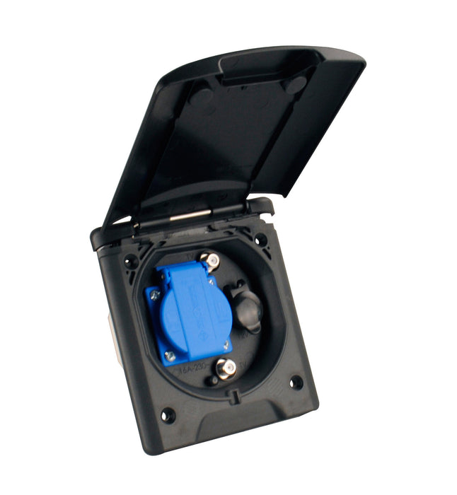 Vorzeltdose Universal schwarz