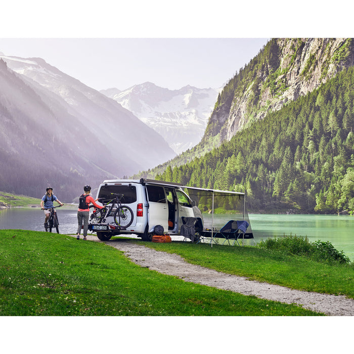 Markise Thule 3200, 2,7 x 2,5 m, Gehäuse anthrazit, Mystic-Grau