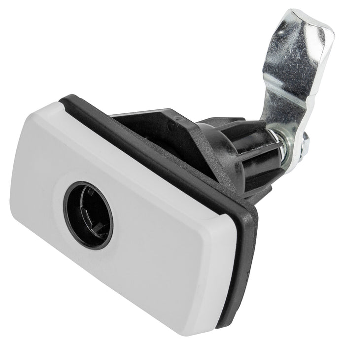 Drehspannverschluss Slim Line HSC weiß, SB-verpackt