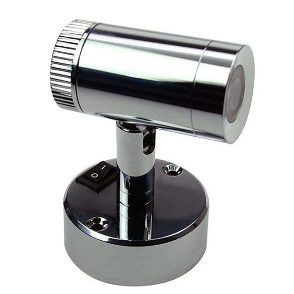 Miniaufbau-Spot LED1x1S22SD Leseleuchte 3000K, chrom