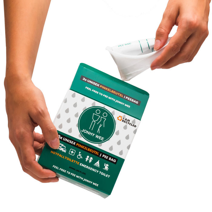 Jonhy Wee Unisex Pinkelbeutel 3 Stück