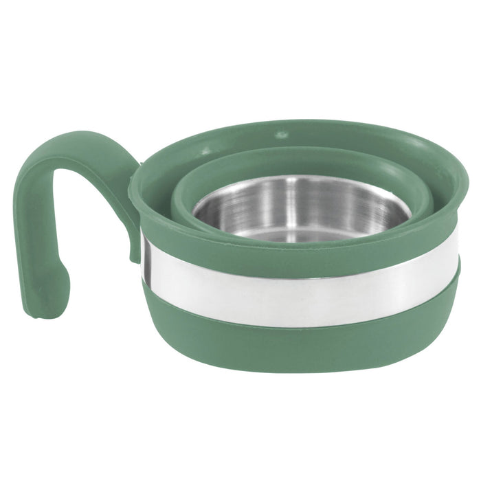Tasse faltbar dunkelgrün