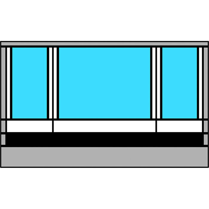Vorderteil Residence G3 für Markisenlänge 3,25 m, Höhe S / M / L / XL