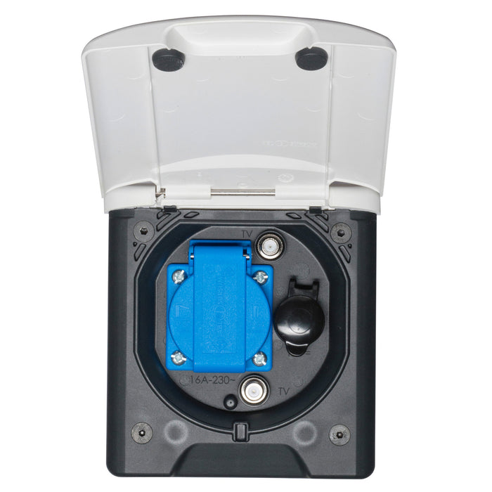 Vorzeltdose Universal weiß