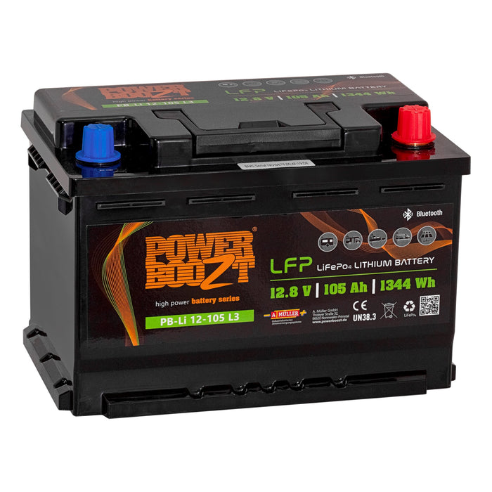 Powerboozt Lithium-Batterie PB-LI 12-105