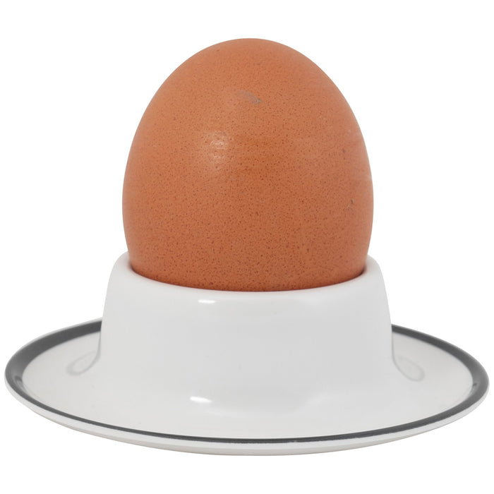 Eierbecher Linea Line 4-teilig, weiß, gold  - Variante 2