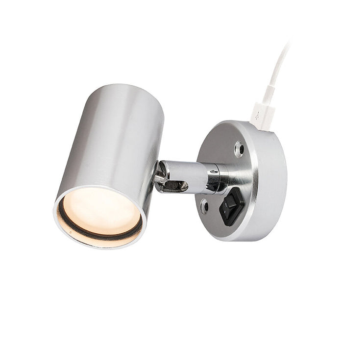 Aufbauspot Minitube D2, 2 x 18 SMD USB