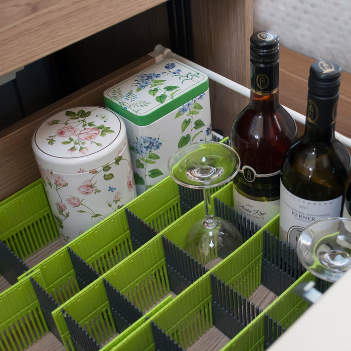 Stauleiste 100 MAXXI lime, dunkelgrau