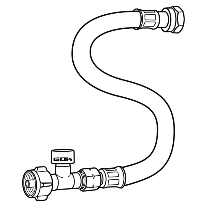 Hochdruck-Schlauchleitung Caramatic ConnectDrive G.2 Shell-F 450 mm, für FR/CH/BE