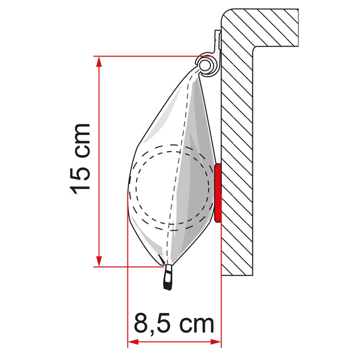 Markise Caravanstore 360 XL, Royal Grey
