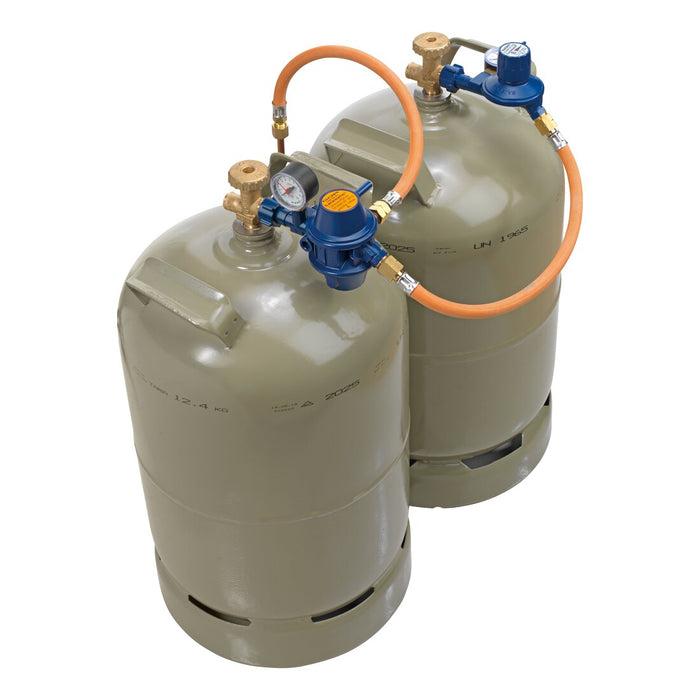 Zweiflaschenanlage Caramatic BasicTwo 50 mbar 1,5 kg/h