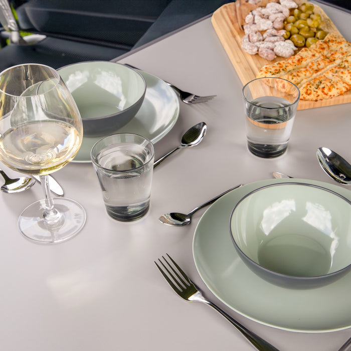 Geschirrset Vivid Line 12-tlg., grün