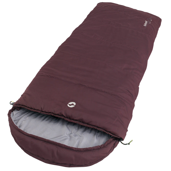 Deckenschlafsack  Campion Lux Aubergine 225 x 85 cm