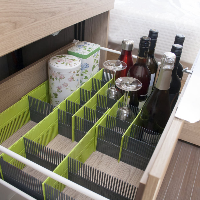 Stauleiste 100 MAXXI lime, dunkelgrau