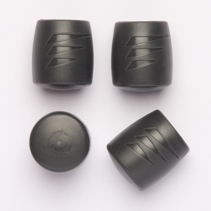 Fußstopfen anthrazit, 4 Stück