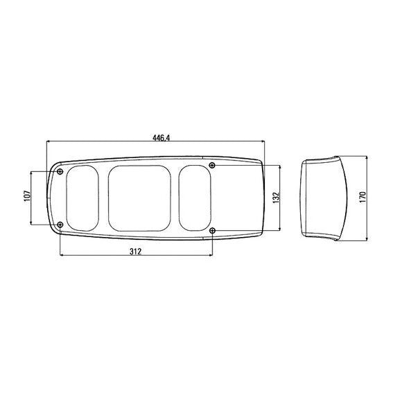 Heckleuchte Caraluna I Reisemobile links