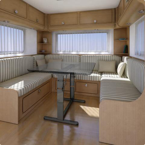 Hubtischgestell HTA 116 600 mm, hellgrau