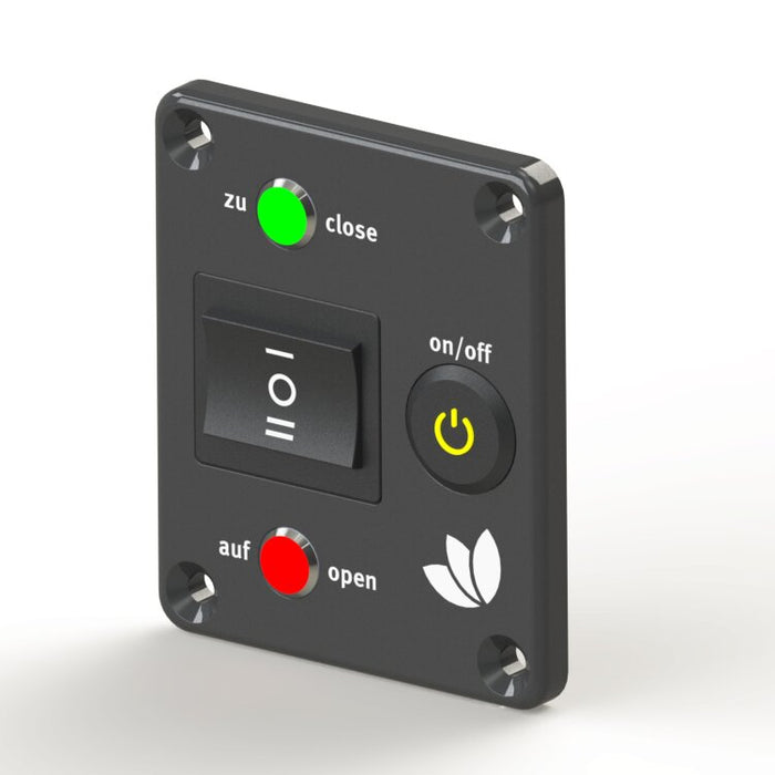 LILIE Kugelhahnventil 24 V WeißGELB® Entleerungssystem XL mit Funktionsanzeige, 855 mm², 24 Volt