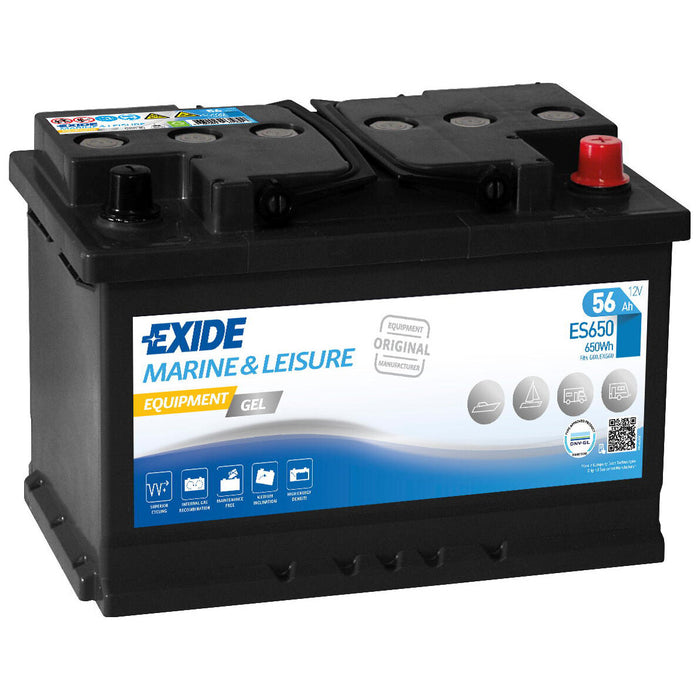 EXIDE Batterie Equipment GEL Typ ES 650