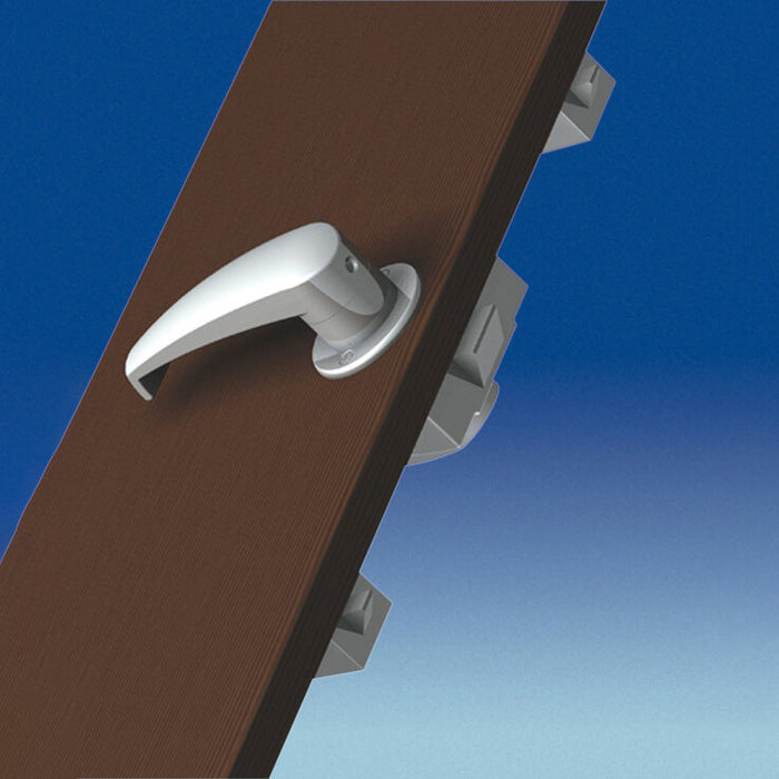 Toilettenraumschloss silber matt