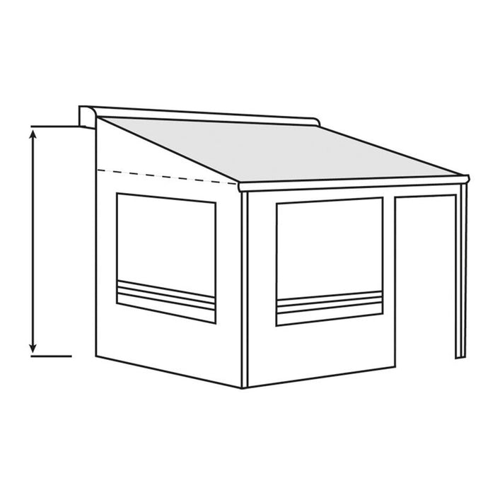 Vorderteil Residence G3 für Markisenlänge 3,5 m, Höhe S / M / L / XL