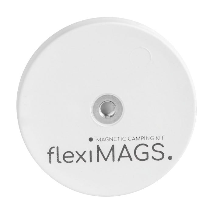 Magnet rund flexiMAGS flexiMAG-43, 4er Set weiß