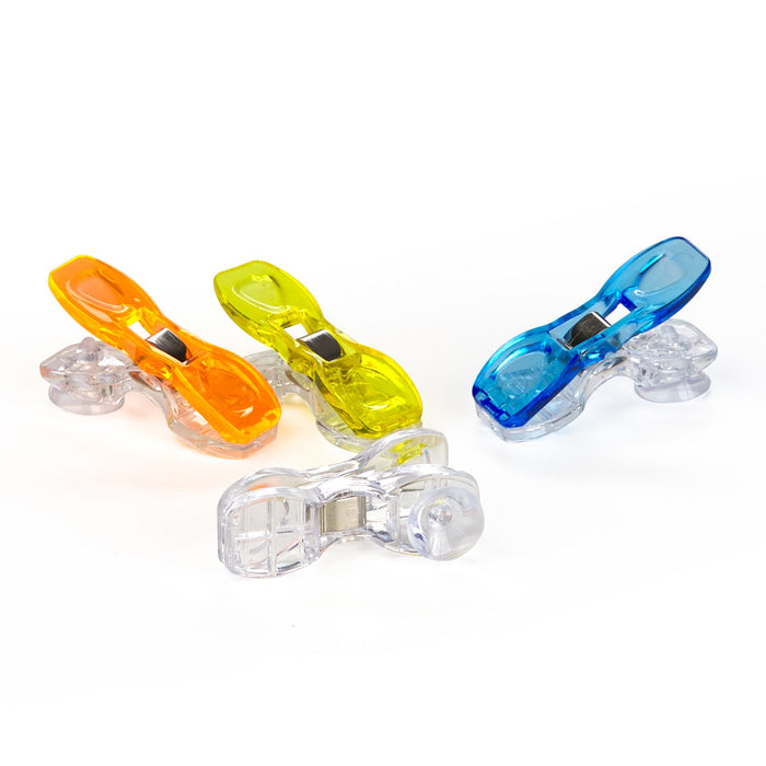 Spannclip mit Sauger 4 Stück