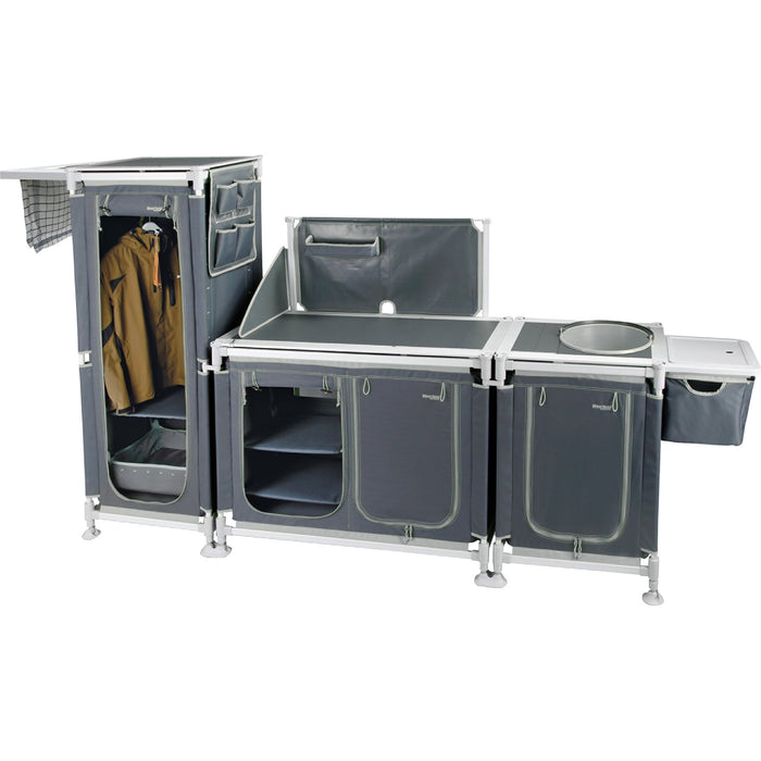ModuCamp Küchenschrank, anthrazit