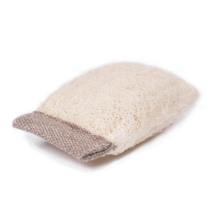 Clearo Luffa-Schwamm & Ablage für feste Reiniger