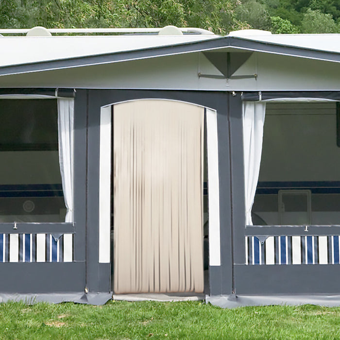 Türvorhang Curtina4U 100 x 230 cm, cremeweiß