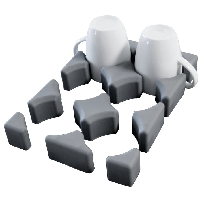 Purvario System Klett-Fixiermodul Fixiermodul Modul I, 6er-Set, hoch