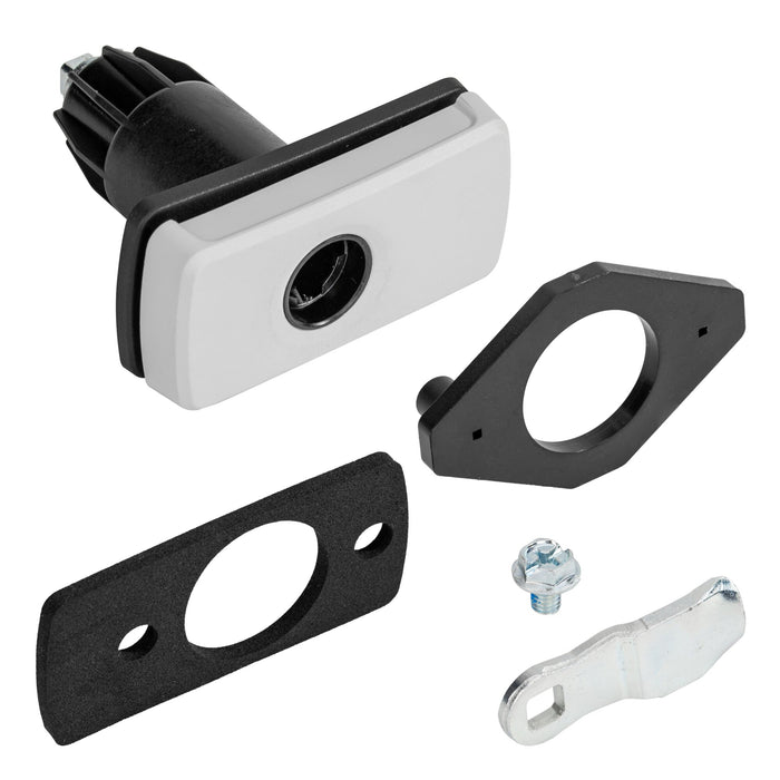 Drehspannverschluss Slim Line HSC weiß, SB-verpackt