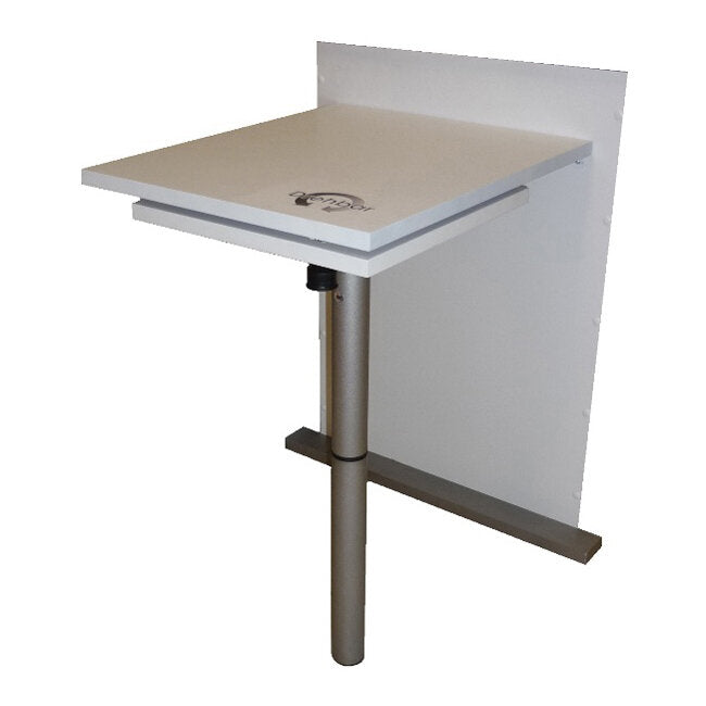 Ausdrehfuß Höhe 75,6 cm, grau