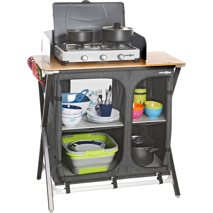 Küchenschrank Mercury Cross Square Cooker HWT