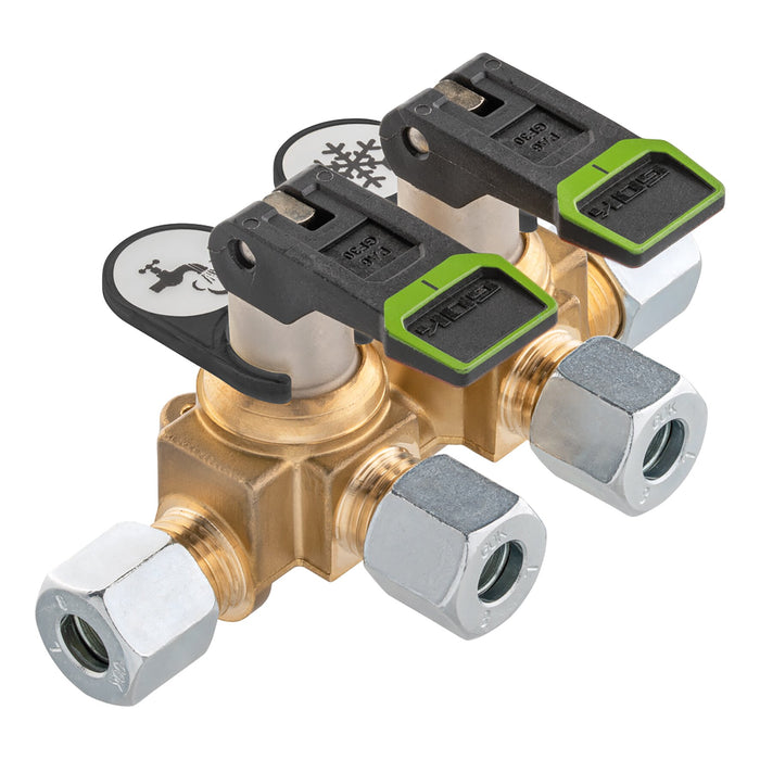 GOK Verteilerblock KSV-AB kurz 2 Abgänge, ø 8 mm