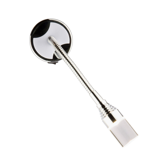 Leseleuchte Flexi 2 mit Nachtlicht chrom