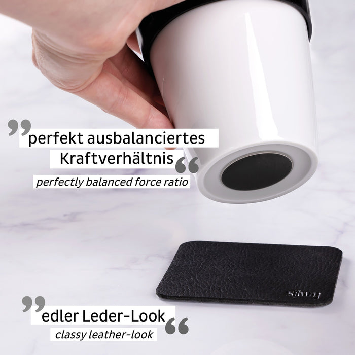 Porzellan-Kaffeebecher TO-GO-CUP 350 ml, 2er-Set